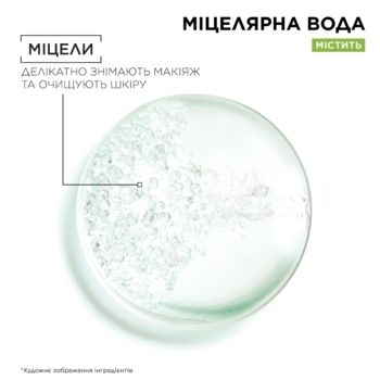 Матируюча міцелярна вода Garnier Skin Naturals, для комбінованої та чутливої ​​шкіри, 400 мл - Pampik - 4