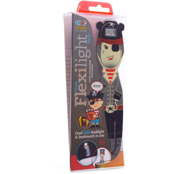 Закладка-ліхтарик Flexilight Rechargeable Друзі Пірат, 14,7 х3, 6х1, 3 см (FLRPPI) - Pampik - 7