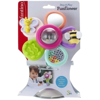 Іграшка-брязкальце Infantino Чарівна квітка, на присосці (216571) - Pampik