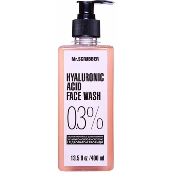 Гель для умывания Mr.Scrubber Hyaluronic Acid Face Wash 03%, 400 мл - Pampik