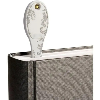 Закладка-фонарик Flexilight Классика Белая Флора 14.7х3.6х1.3 см (FLWF) - Pampik - 5