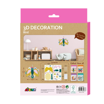 Набор для творчества Avenir 3D-аппликация Птица (PZ215067) - Pampik - 2