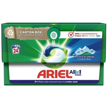 Капсули для прання Ariel Pods All-in-1 Гірське Джерело, 24 шт. - Pampik - 2