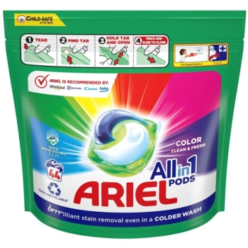 Капсулы для стирки Ariel Pods All-in-1 Color Чистота и Свежесть, 44 шт. - Pampik - 2