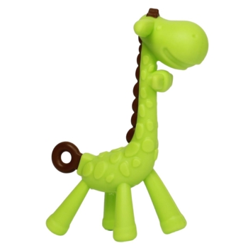 Прорезыватель для зубов Lindo Жираф, зеленый (LI 330 зел) - Pampik
