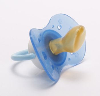 Пустушка латексна Lindo, анатомічна, 12+ міс., блакитний (Pk012/12+гол) - Pampik - 2