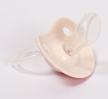 Пустушка силіконова Lindo, анатомічна, 6-12 міс., рожевий (Li402/6-12р) - Pampik - 2