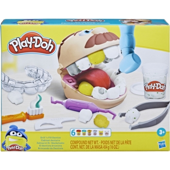 Ігровий набір із пластиліном Hasbro Play-Doh Doctor Drill'n Fill Dentist (F1259) - Pampik - 3