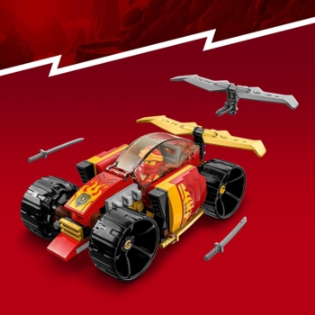 Конструктор LEGO NINJAGO Гоночний автомобіль ніндзя Кая EVO, 94 деталі (71780) - Pampik - 7
