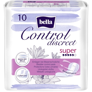 Прокладки урологічні Bella Control Discreet Super, 10 шт. - Pampik