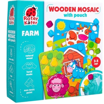 Деревянная мозаика Roter Kafer Ферма с мешочком (RW4003) - Pampik