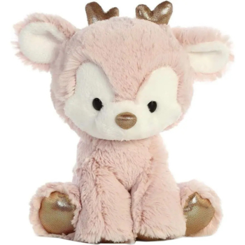 Мягкая игрушка Aurora Holiday Олененок, 20 см, пудровый (220492B) - Pampik - 2
