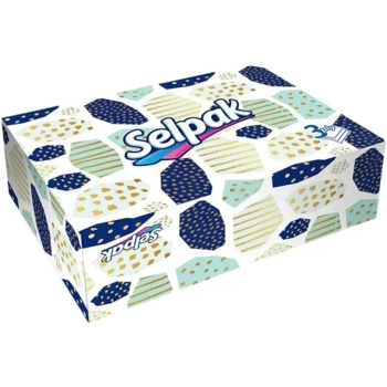 Серветки гігієнічні Selpak Міні тришарові 70 шт. в асортименті - Pampik