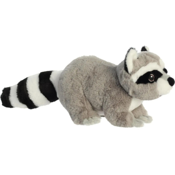 Мягкая игрушка Aurora Eco Nation Енот, 23 см, серый (200039C) - Pampik - 3