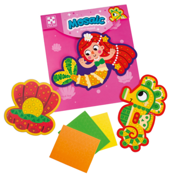 Набор для творчества Vladi Toys Русалочка мягкая мозаика (VT4511-07) - Pampik - 2