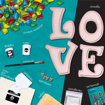 Стеклянная мозаика Mosaaro Love (MA4003) - Pampik - 3