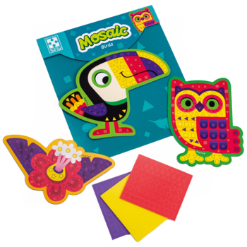 Набор для творчества Vladi Toys Птицы мягкая мозаика (VT4511-09) - Pampik - 2