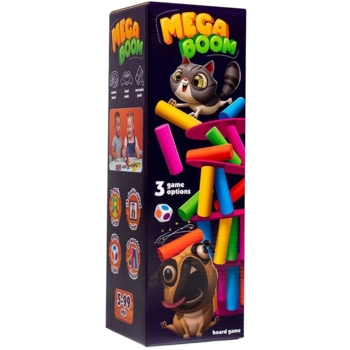 Настольная игра Roter Kafer Mega boom с деревянными фигурками (RW2019) - Pampik