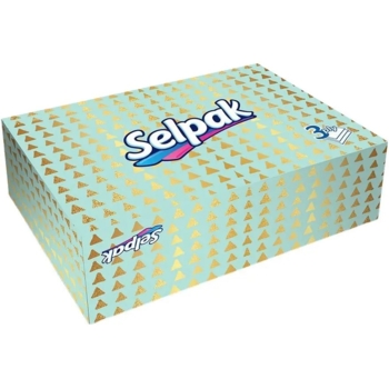 Серветки гігієнічні Selpak Міні тришарові 70 шт. в асортименті - Pampik - 2