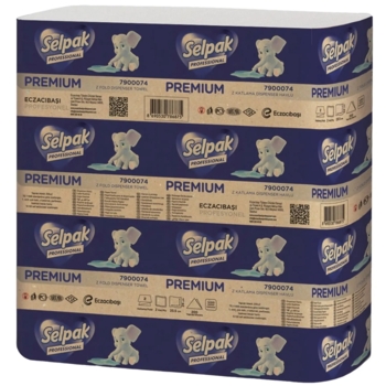 Паперові рушники Selpak Professional Premium, 200 аркушів - Pampik