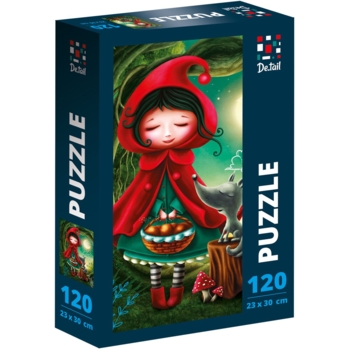 Пазли De.tail A girl and the wolf, 120 елементів (DT100-11) - Pampik