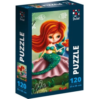 Пазли De.tail Русалонька, 120 елементів (DT100-09) - Pampik