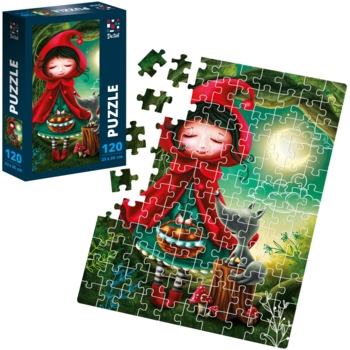 Пазли De.tail A girl and the wolf, 120 елементів (DT100-11) - Pampik - 2