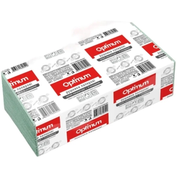 Паперові рушники PRO service Optimum, зелений, 160 шт. - Pampik