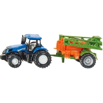 Трактор Siku Real с опрыскивателем синий (1668) - Pampik
