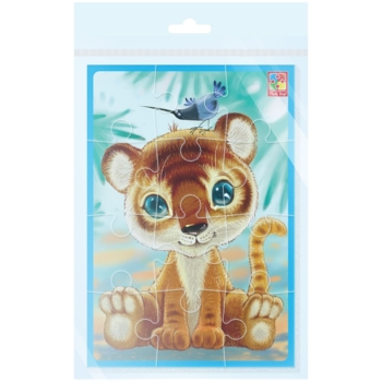 М'які пазли Vladi Toys Малюк зможе А5 "Тигреня" 12 елементів (VT1103-93) - Pampik - 2