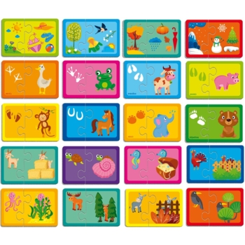 Пазли Vladi Toys Академія розвитку "Пори року. Чиї сліди? Хто втік?", 21 елемент (VT5003-04) - Pampik - 3