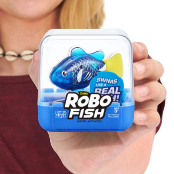 Інтерактивна іграшка Pets & Robo Alive S3 Роборибка, синя (7191-4) - Pampik - 9