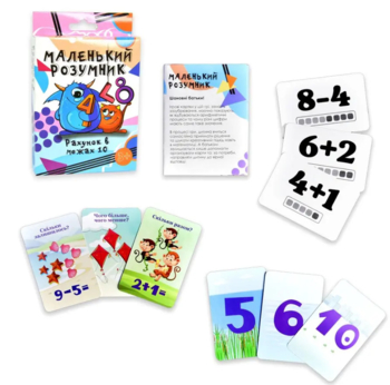 Обучающая настольная игра Strateg Маленький умник, укр. язык (30271) - Pampik - 2