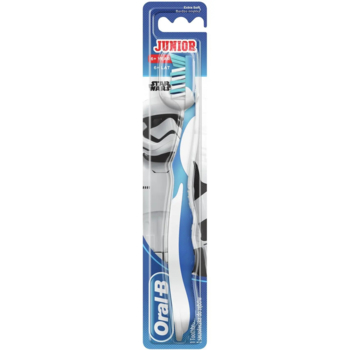 Дитяча зубна щітка Oral-B Junior Star Wars, екстрам'яка, синя - Pampik