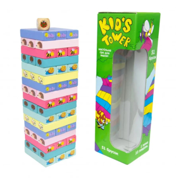 Розважальна гра Strateg Kid's Tower, укр. мова (30863) - Pampik - 2