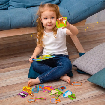 Магнітний набір Roter Kafer Зоопарк з дошкою (RK2090-02) - Pampik - 6