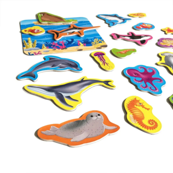 Магнитный набор Roter Kafer Морские обитатели с доской (RK2090-05) - Pampik - 3
