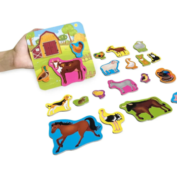 Магнитный набор Roter Kafer Ферма с доской (RK2090-01) - Pampik - 4