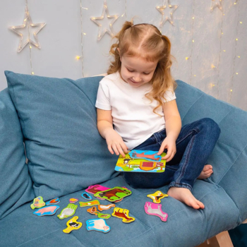 Магнитный набор Roter Kafer Ферма с доской (RK2090-01) - Pampik - 7