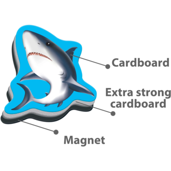 Магнитный набор Roter Kafer Морские обитатели с доской (RK2090-05) - Pampik - 5