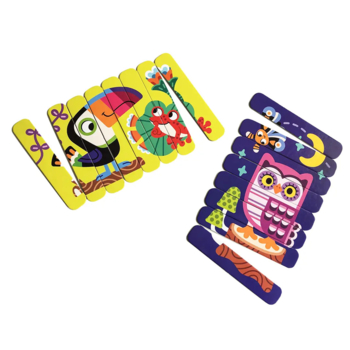 Пазлы-палочки Roter Kafer Birds, 16 элементов (RK1090-04) - Pampik - 4