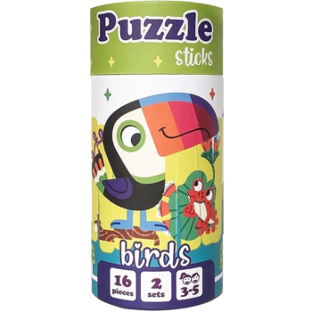 Пазлы-палочки Roter Kafer Birds, 16 элементов (RK1090-04) - Pampik