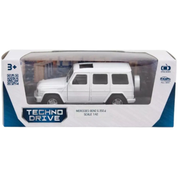 Автомодель TechnoDrive Mercedes Benz G350, 1:42, білий (250275) - Pampik - 10