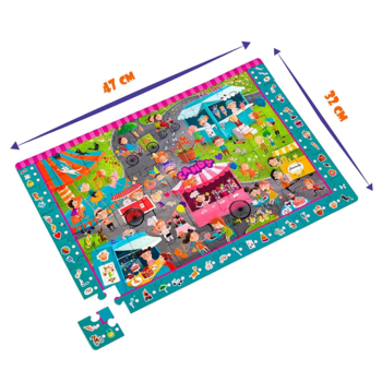 Пазл-детектив Roter Kafer Ярмарка конфет, 54 элемента (RK1080-06) - Pampik - 3