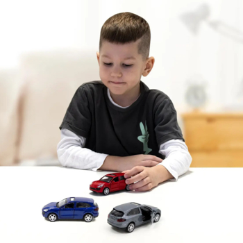 Автомодель TechnoDrive Porsche Cayenne S, серебристый серый (250250) - Pampik - 10