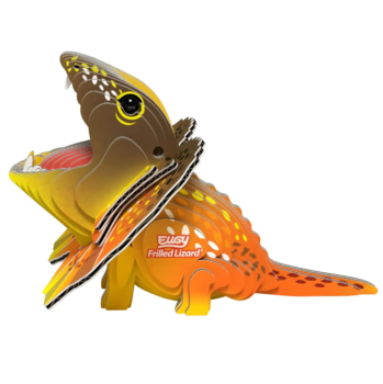 Збірна 3Д модель Eugy Зоопарк Плащоносна ящірка (XEG-108) - Pampik - 3