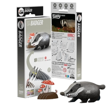 Сборная 3Д модель Eugy Зоопарк Барсук (XEG-094) - Pampik - 8