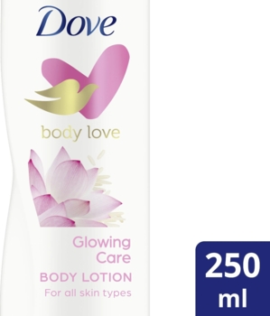 Лосьон для тела Dove Сияние с экстрактом цветка лотоса и рисовым молочком, 250 мл - Pampik - 2