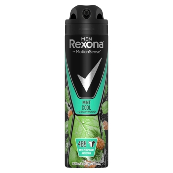Антиперспірант аерозольний Rexona Men Крижана м'ята та Кедр, 150 мл - Pampik