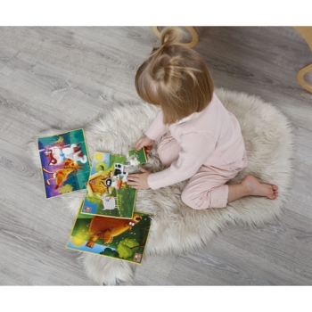 Мягкие пазлы Vladi Toys Малюк зможе А5 "Ферма", 12 элементов (VT1103-97) - Pampik - 3